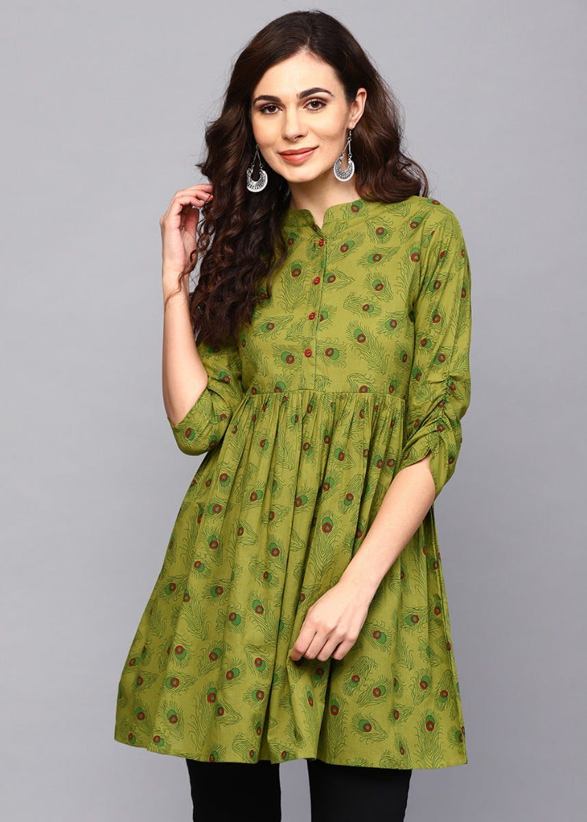 Peacock feather print outlet dress