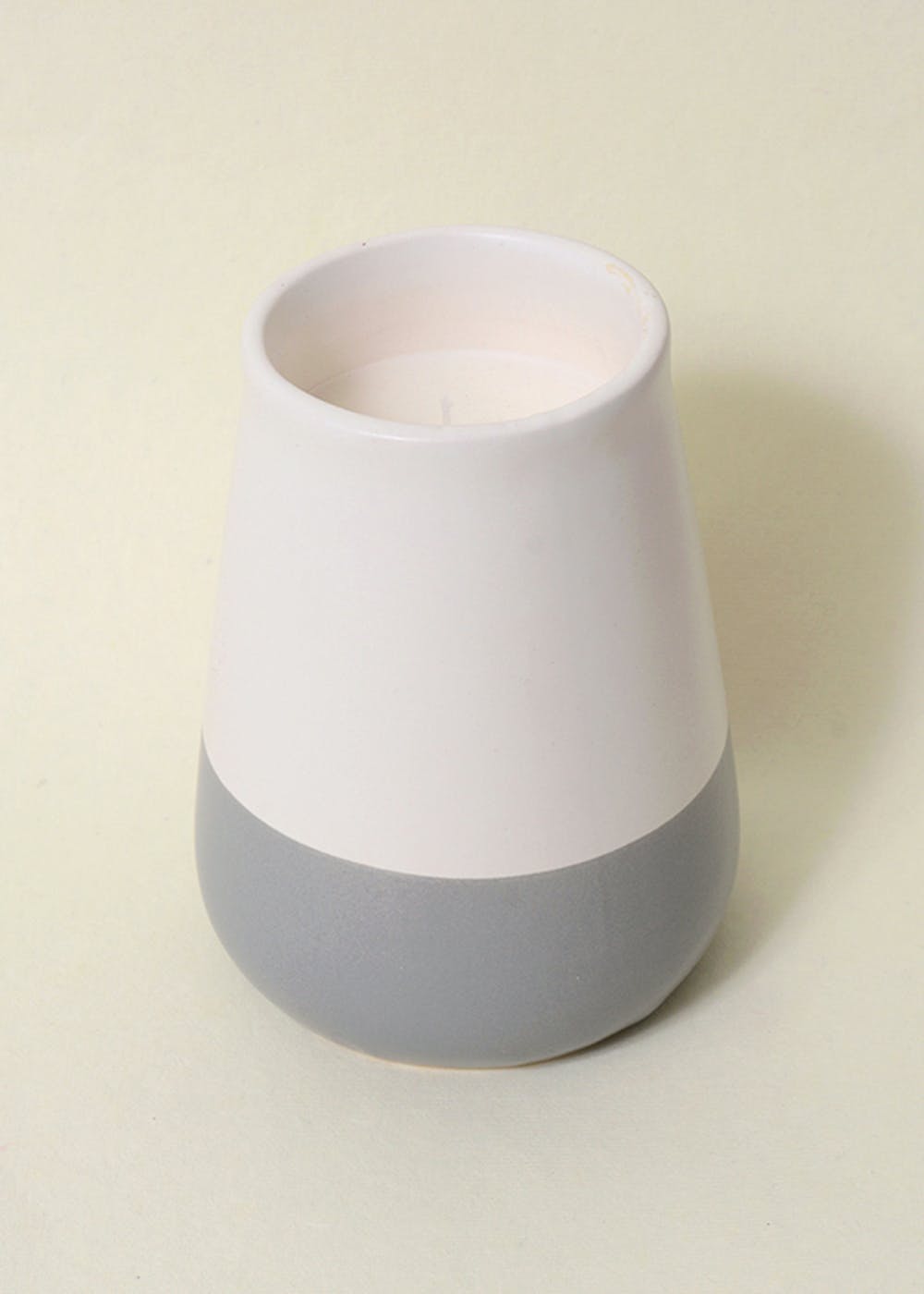 Grey Ceramic Jar Scented Candle
