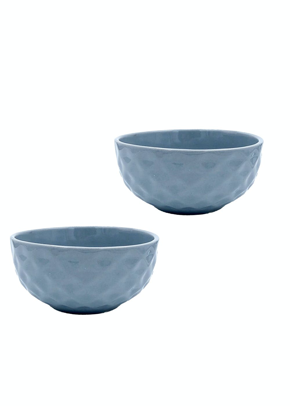 Serenity Ceramic Bowl Set - 500ml Bowl (Set of 2) - Blue