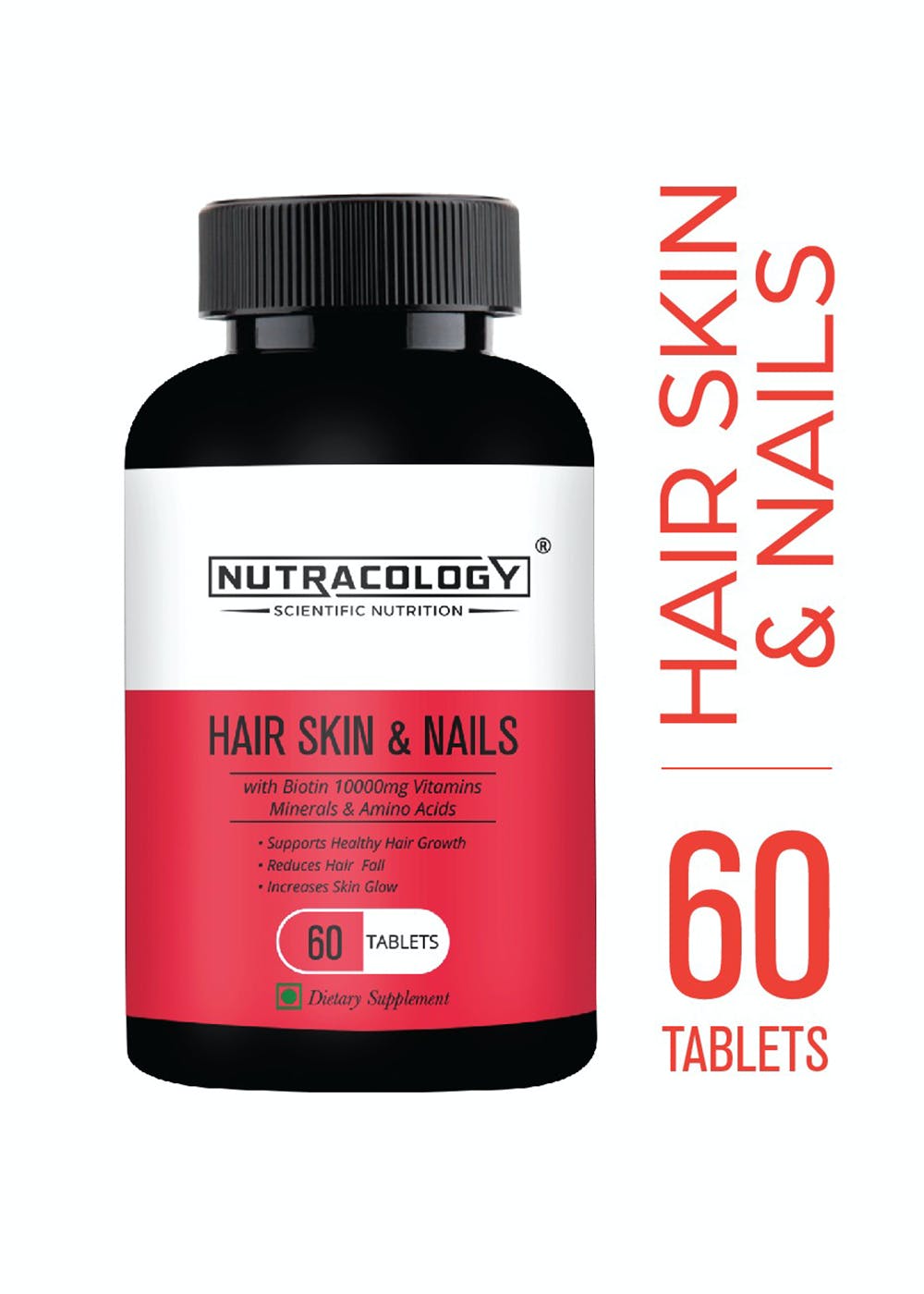 Get Hair, Skin & Nails Tablet For Hair Growth & Glowing Skin - 60 Tablets  at ₹ 600 | LBB Shop