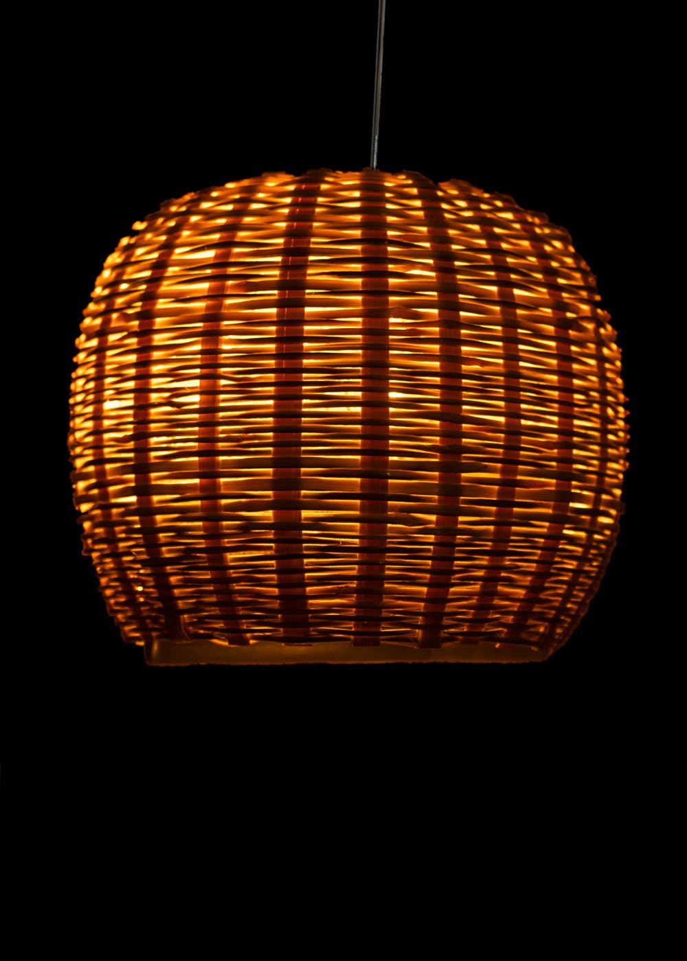 Handcrafted Bamboo Hanging Lampshade