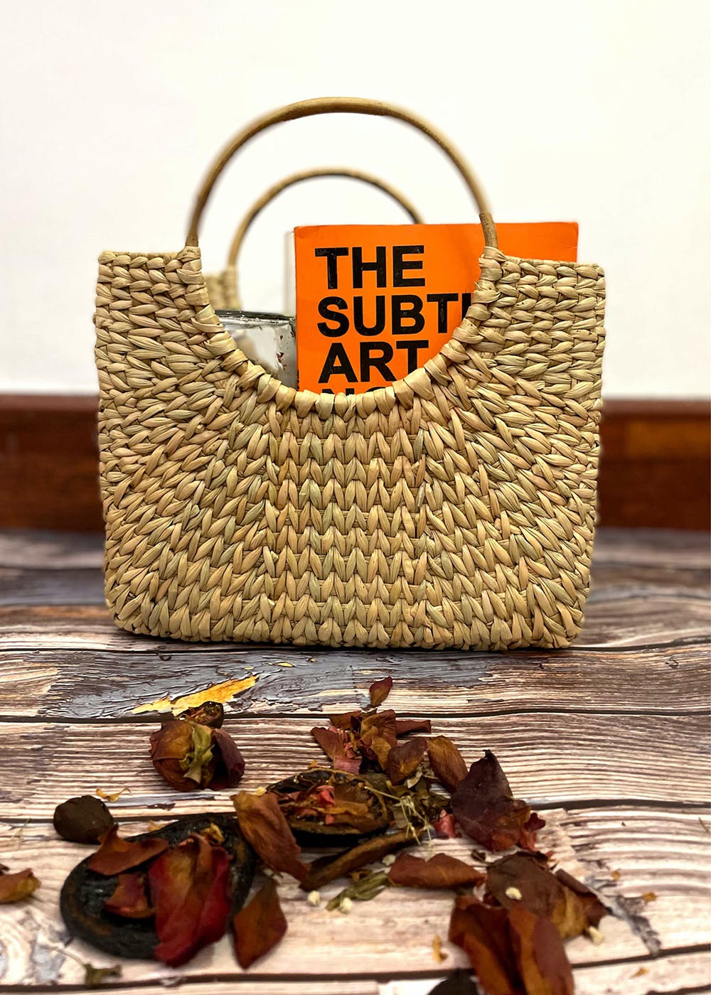 Handmade Kauna Grass Hand Bag for Accessories - Shop Eco-friendly Luxury  Items!