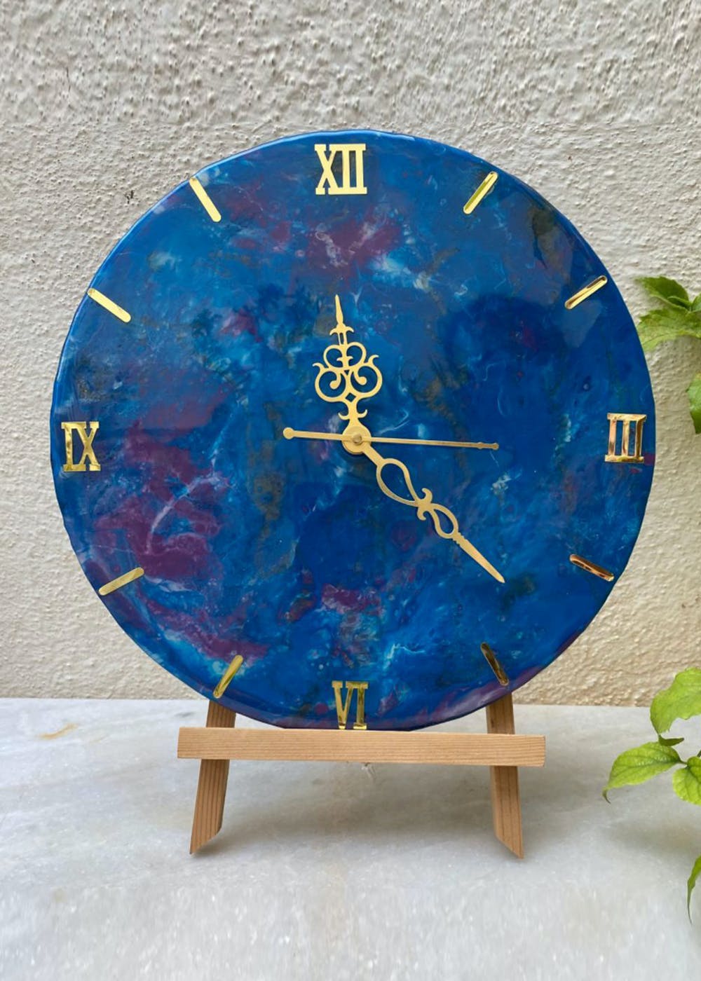 Get Handcrafted Resin Wall Clock at ₹ 3400 LBB Shop