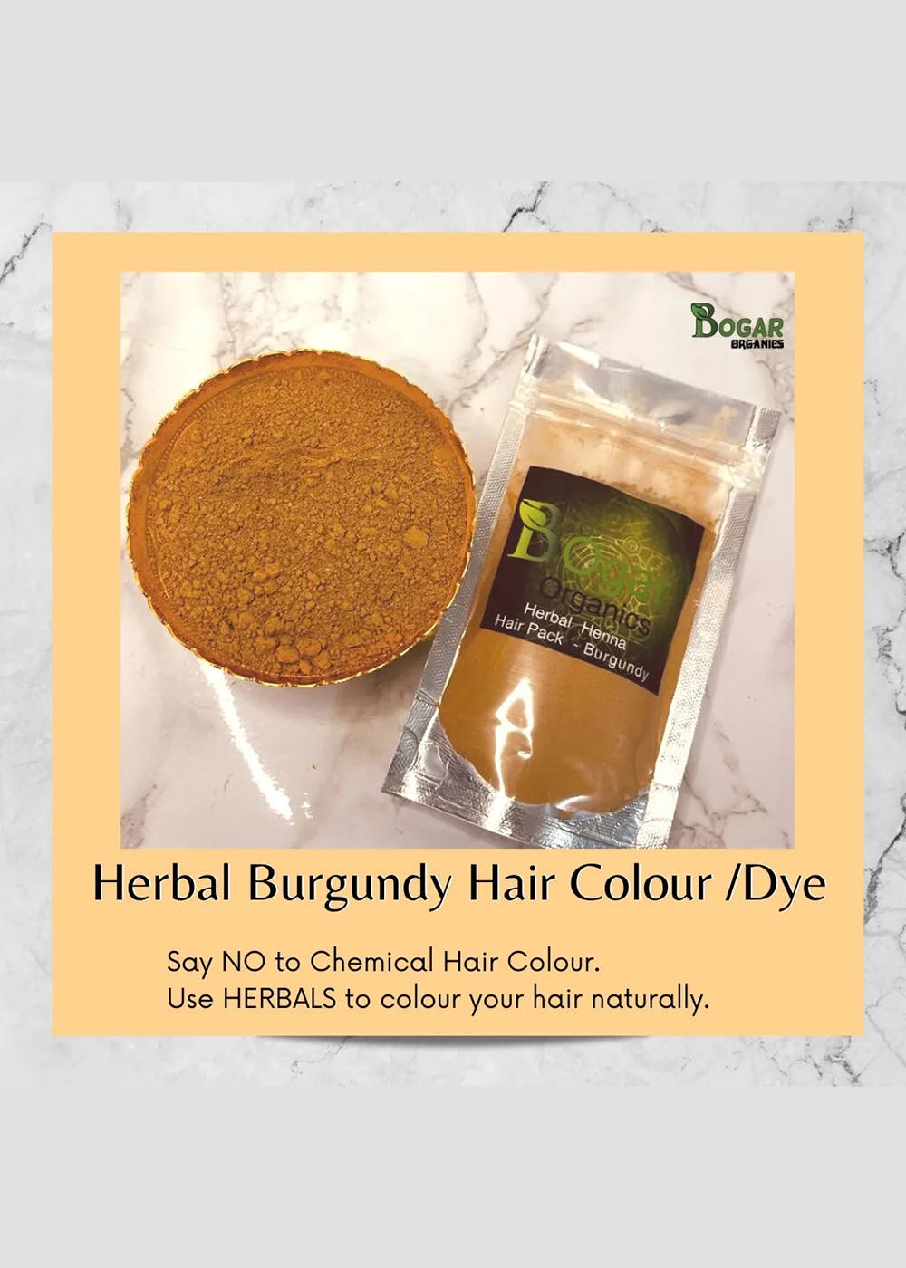 Get Herbal Henna Hair Color Dye - Brown 100 g at ₹ 250 | LBB Shop