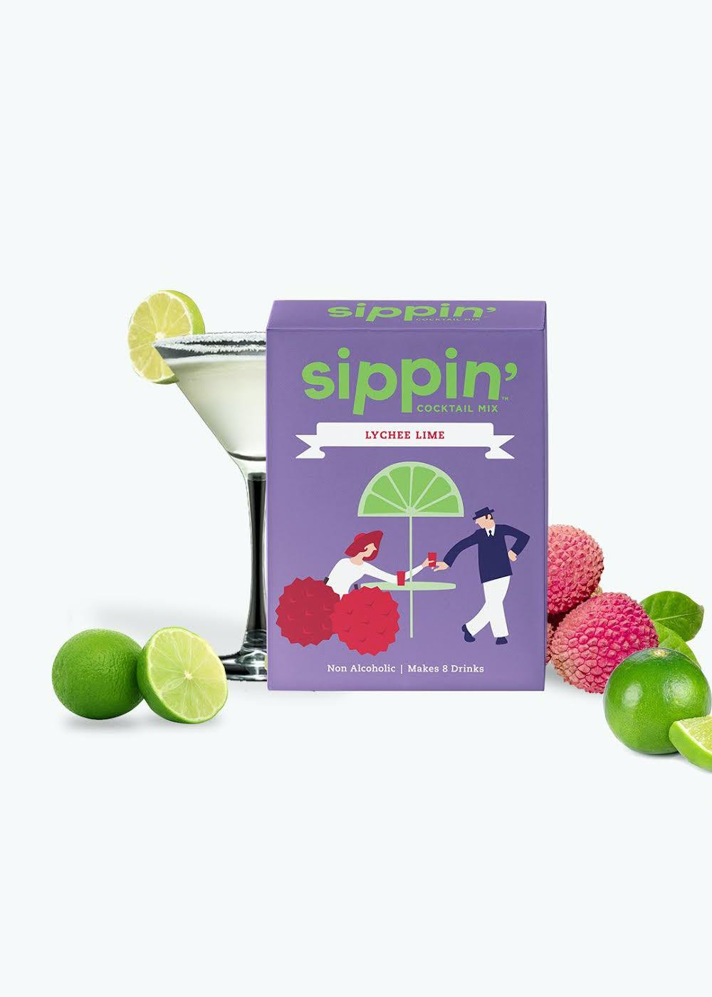 Lychee Lime Cocktail Mix- 8 Drink Pack