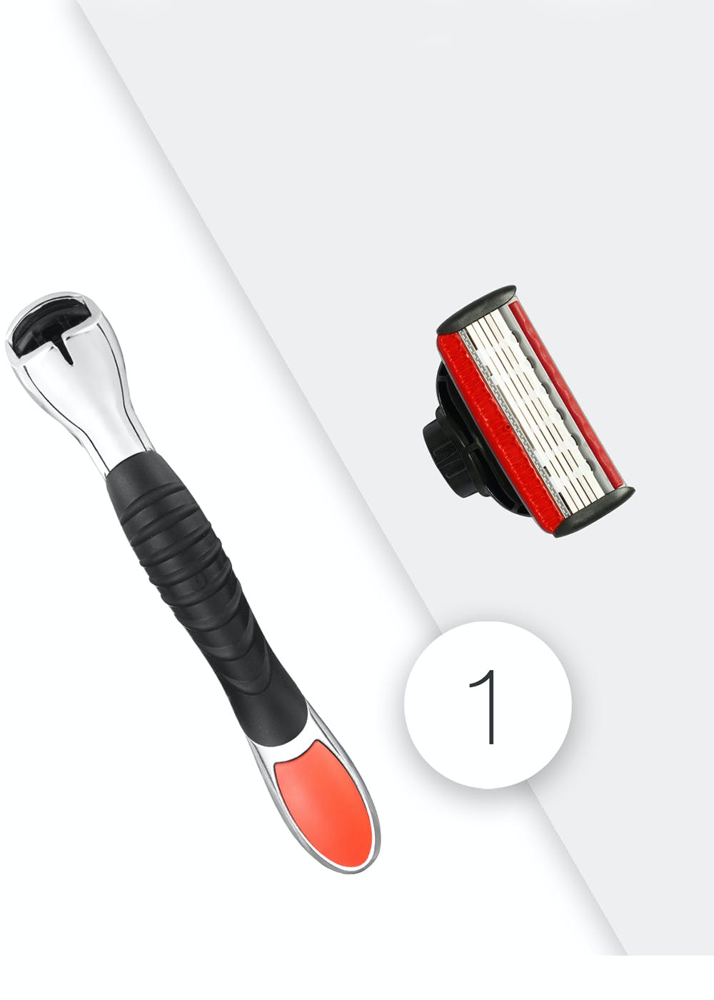 V Blade Razor Get Magnum V| 5 Blade Shaving Razor for Men & Women (1 Handle & 1 Blade ...