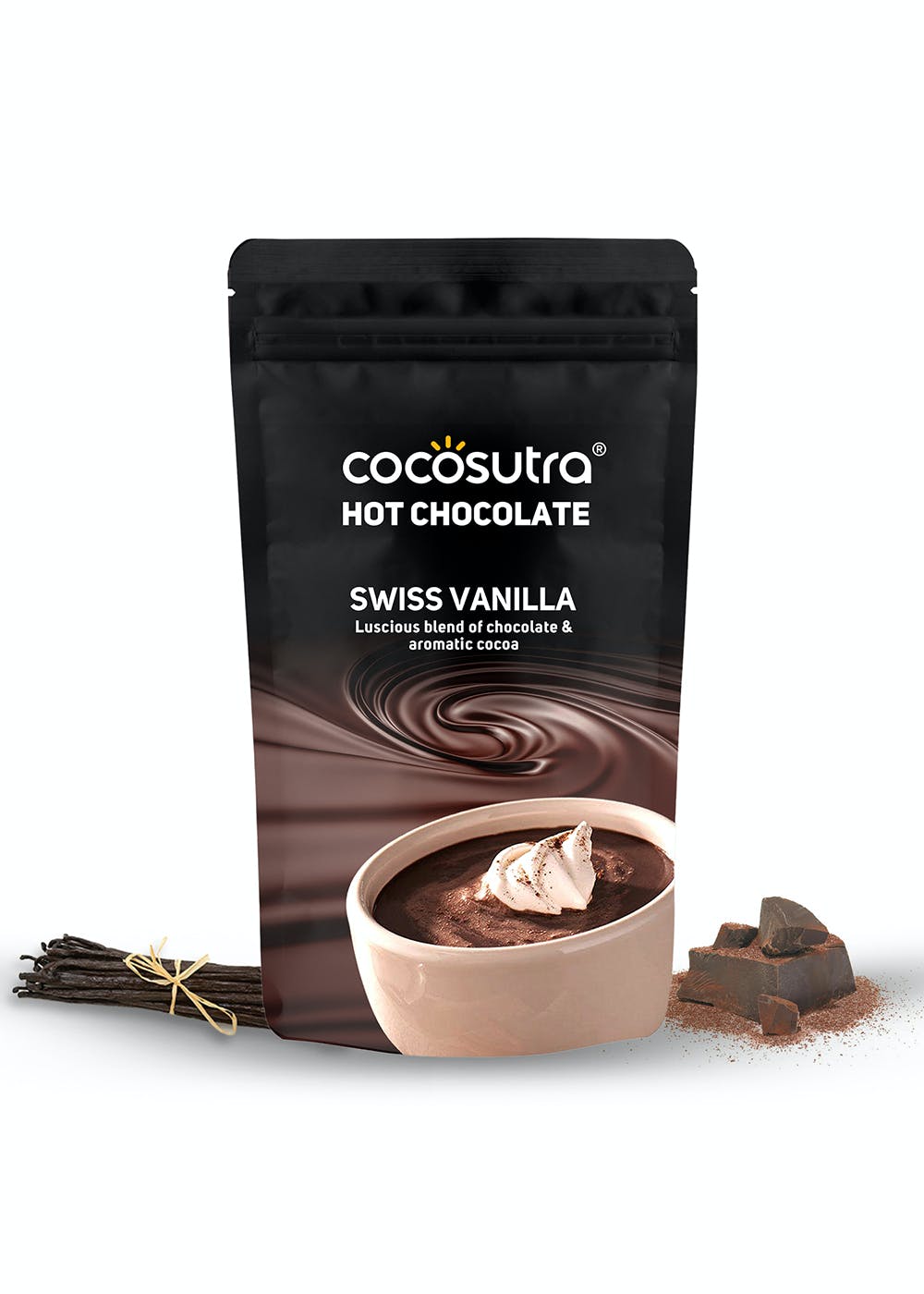Hot Chocolate Mix - Swiss Vanilla, 100g