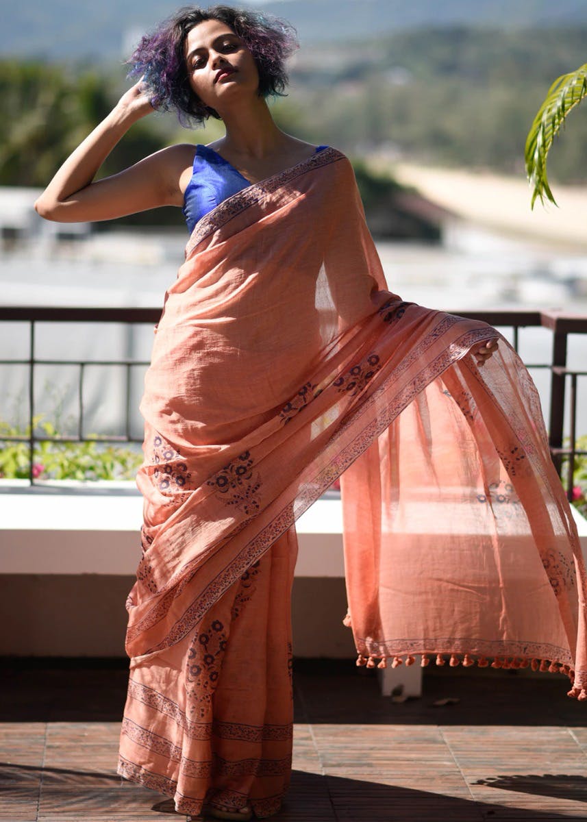 ethnic cotton sarees