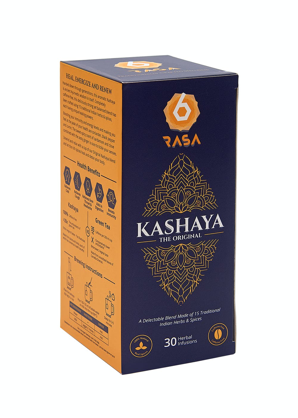 Kashaya The Original - Herbal Infusion - 30 Dip Bags
