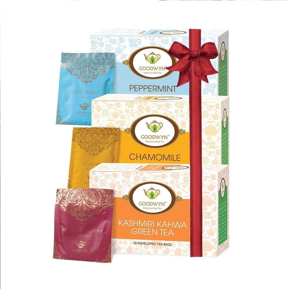 Get Goodwyn Herbal Tea Combo Pack at ₹ 509 LBB Shop