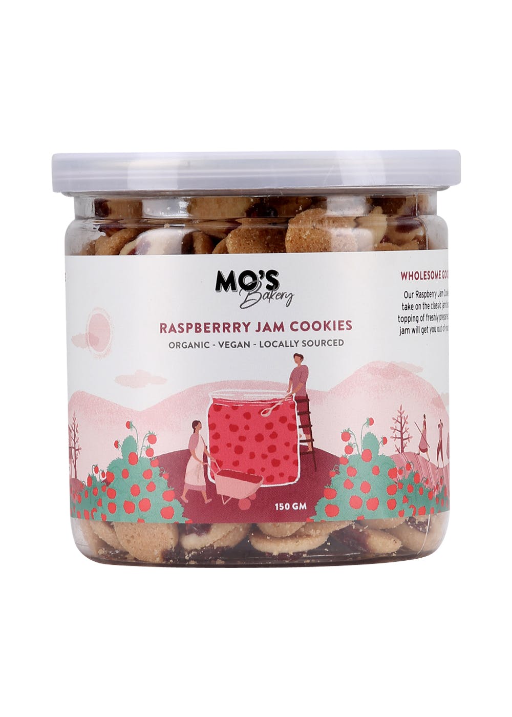 Raspberry Jam Cookie Jar