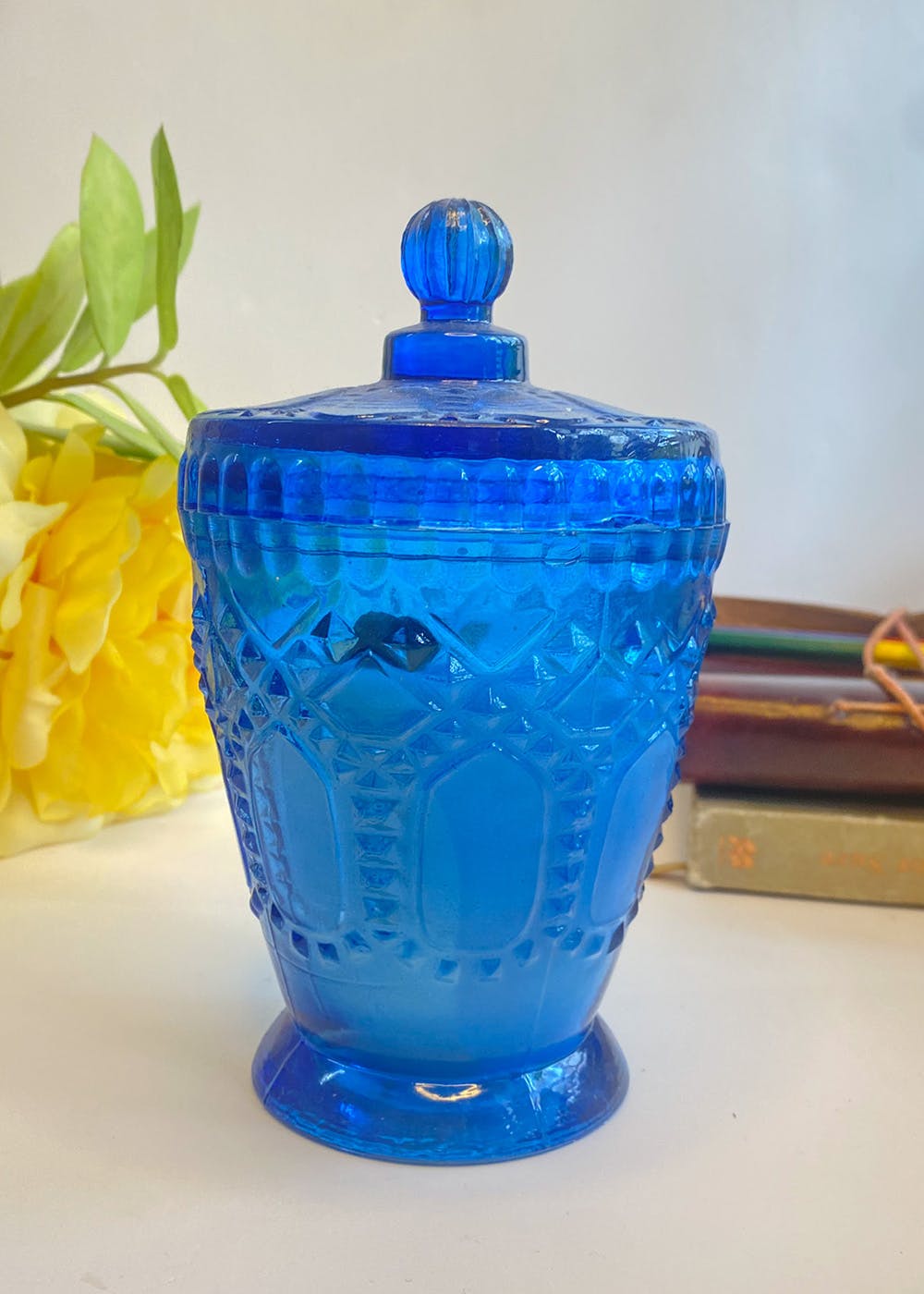 Get The Royal Affair Blue Candle - Burn Time - 40 - 45 Hours at ₹ 1000 ...