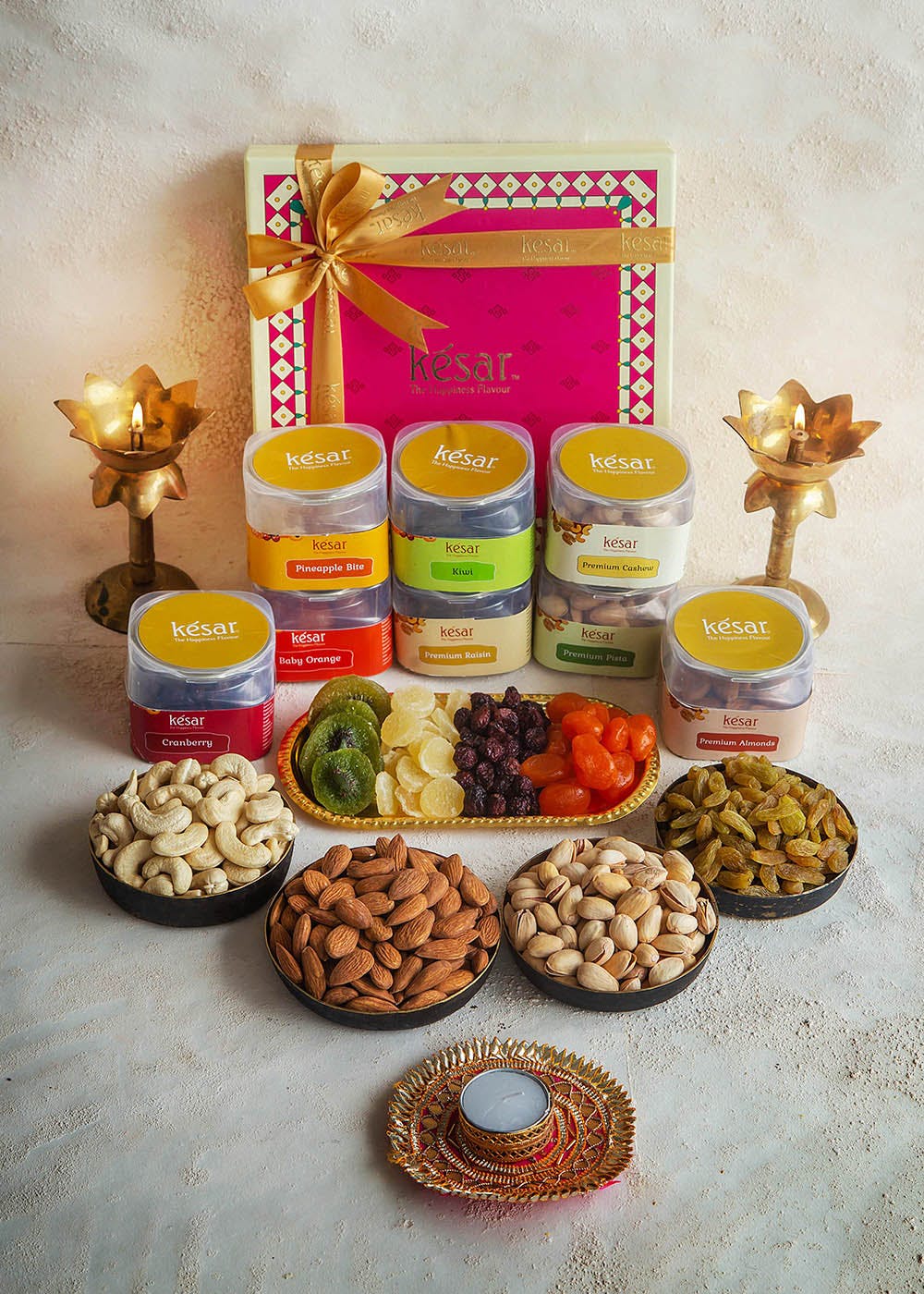 HYPERFOODS Diwali Gift Items Diwali Gifts Dry Fruits Combo Pack Basic Lid  Box Diwali Dry Fruit