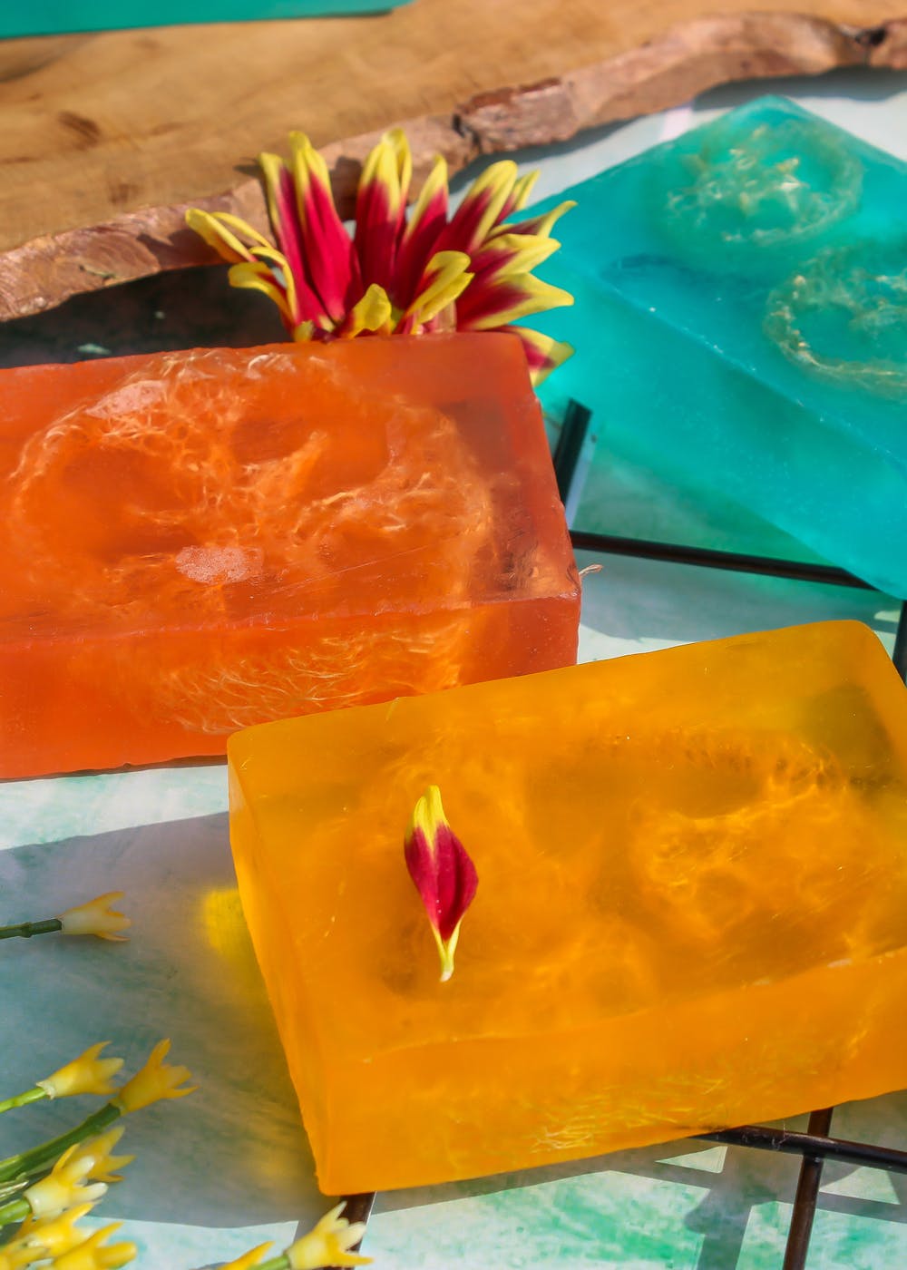 Satsuma Luxury Orange Loofah Soap (Pack of 1)- 200g