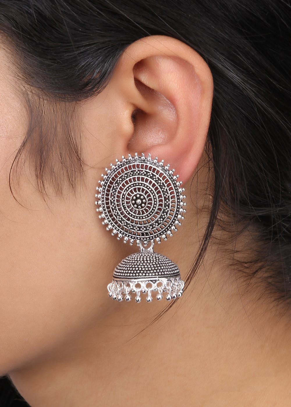 Get Intricate Bohemian Jhumka Earrings at ₹ 299 | LBB Shop