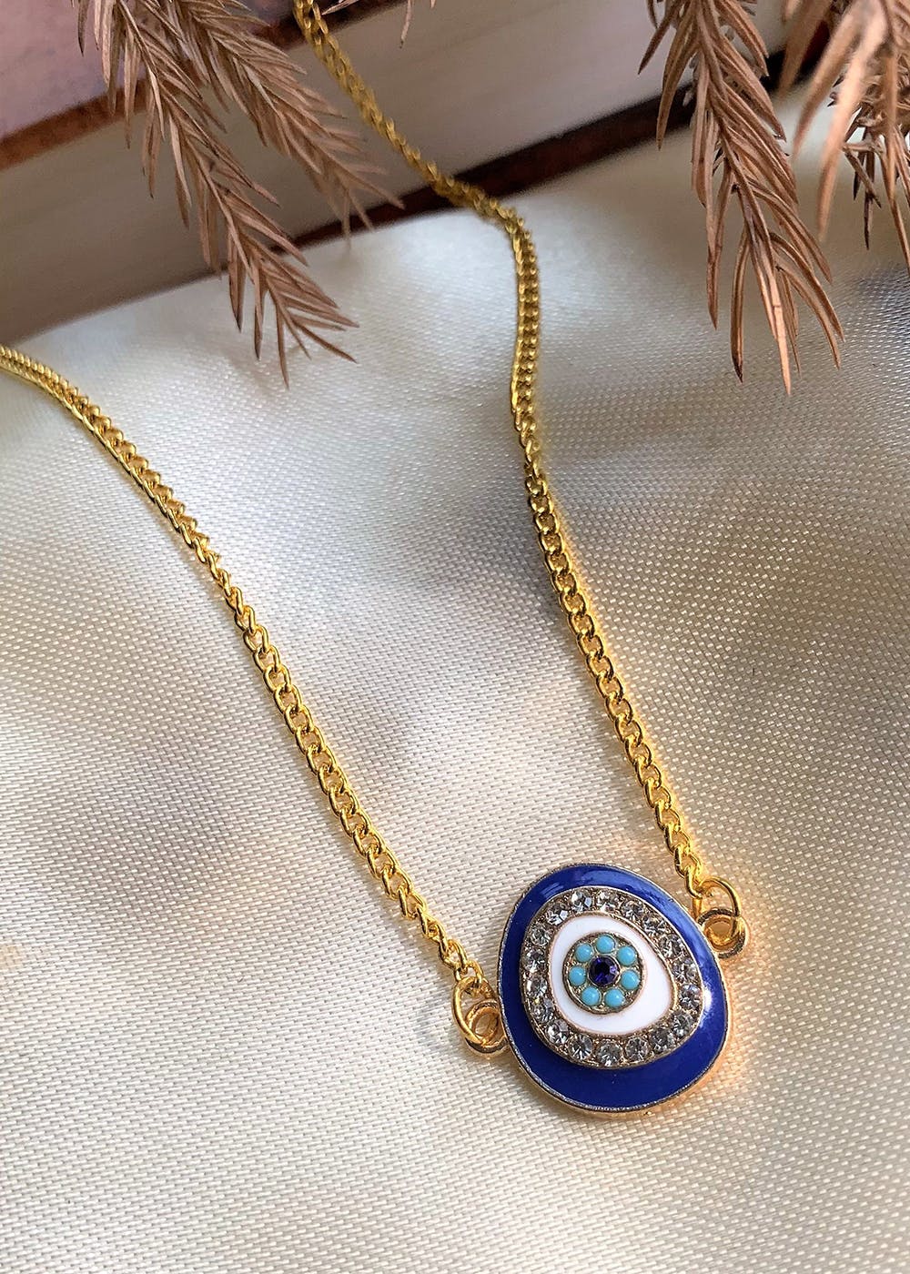 Evil Eye Gold Necklace – K&K Co.