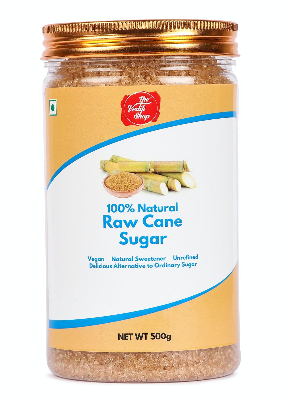 100% Natural Raw Cane Sugar - 500gm