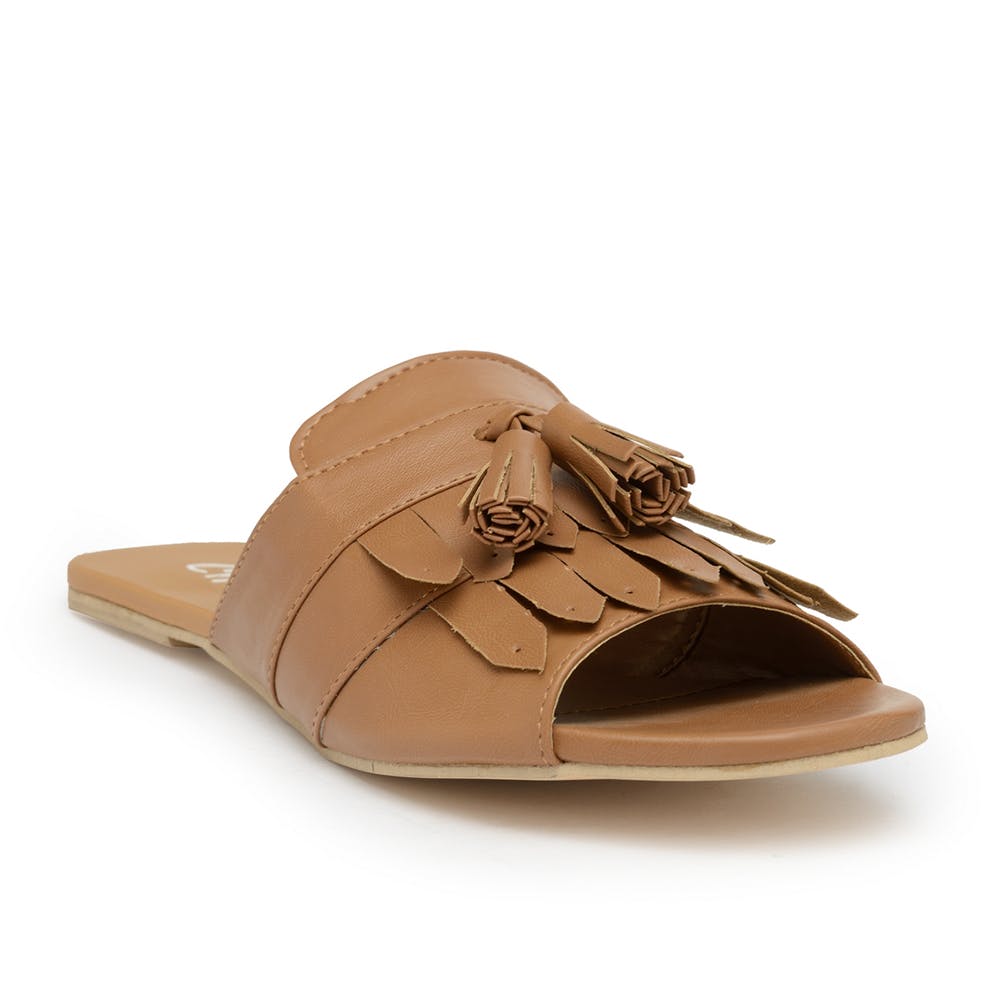 Annie Sandal In Tan Leather