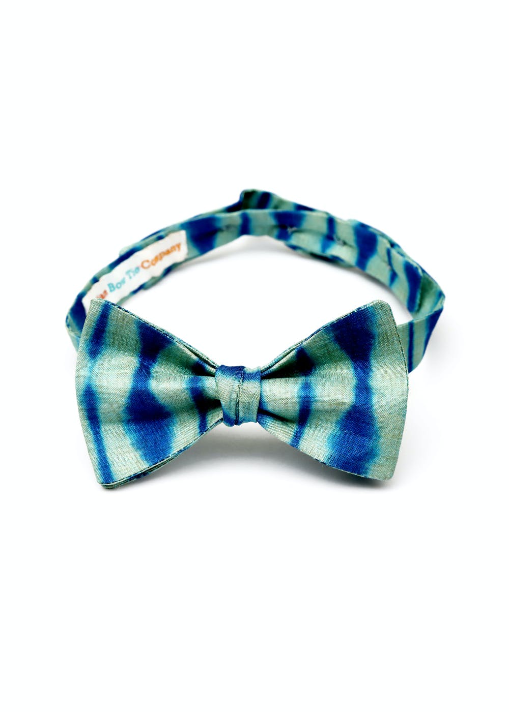 Blue Tie & Dye Bow Tie