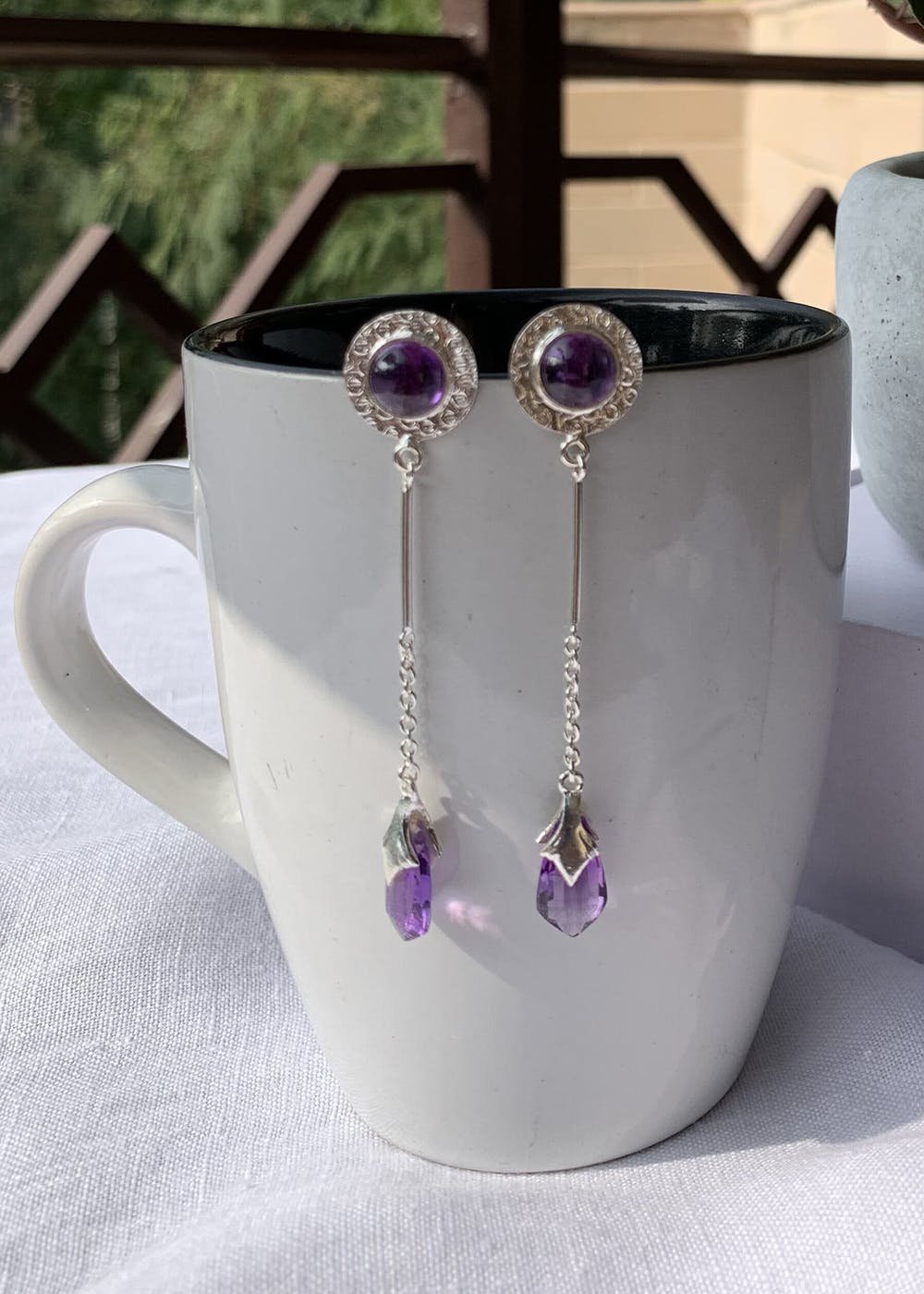 Lavender Earrings - Post