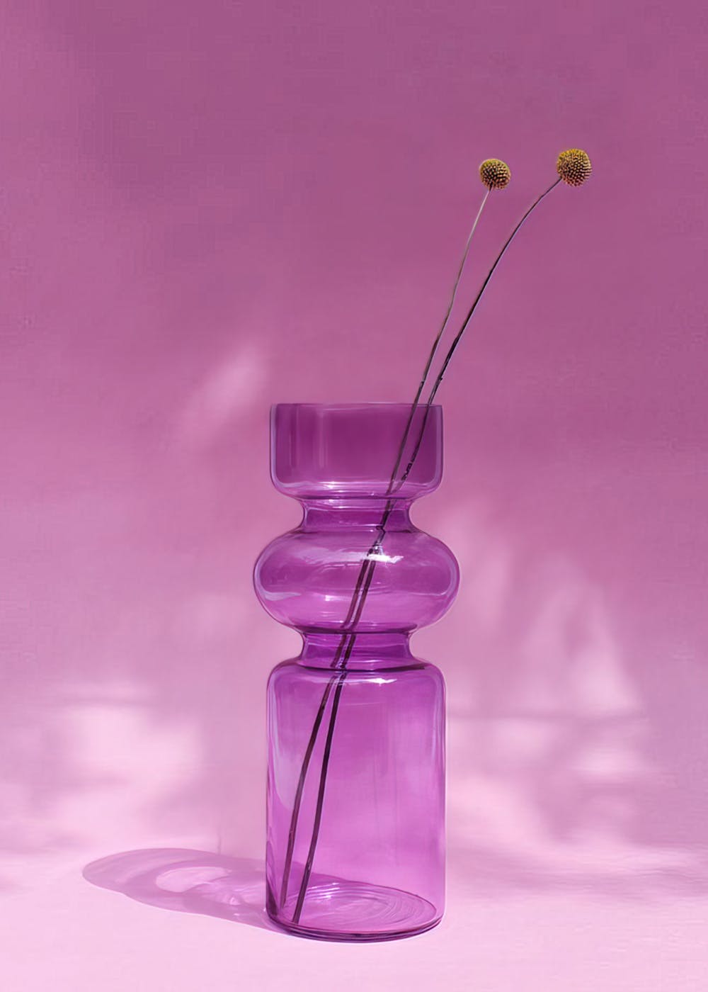 Get Iris Glass Vase Millenial Purple at ₹ 1349 LBB Shop