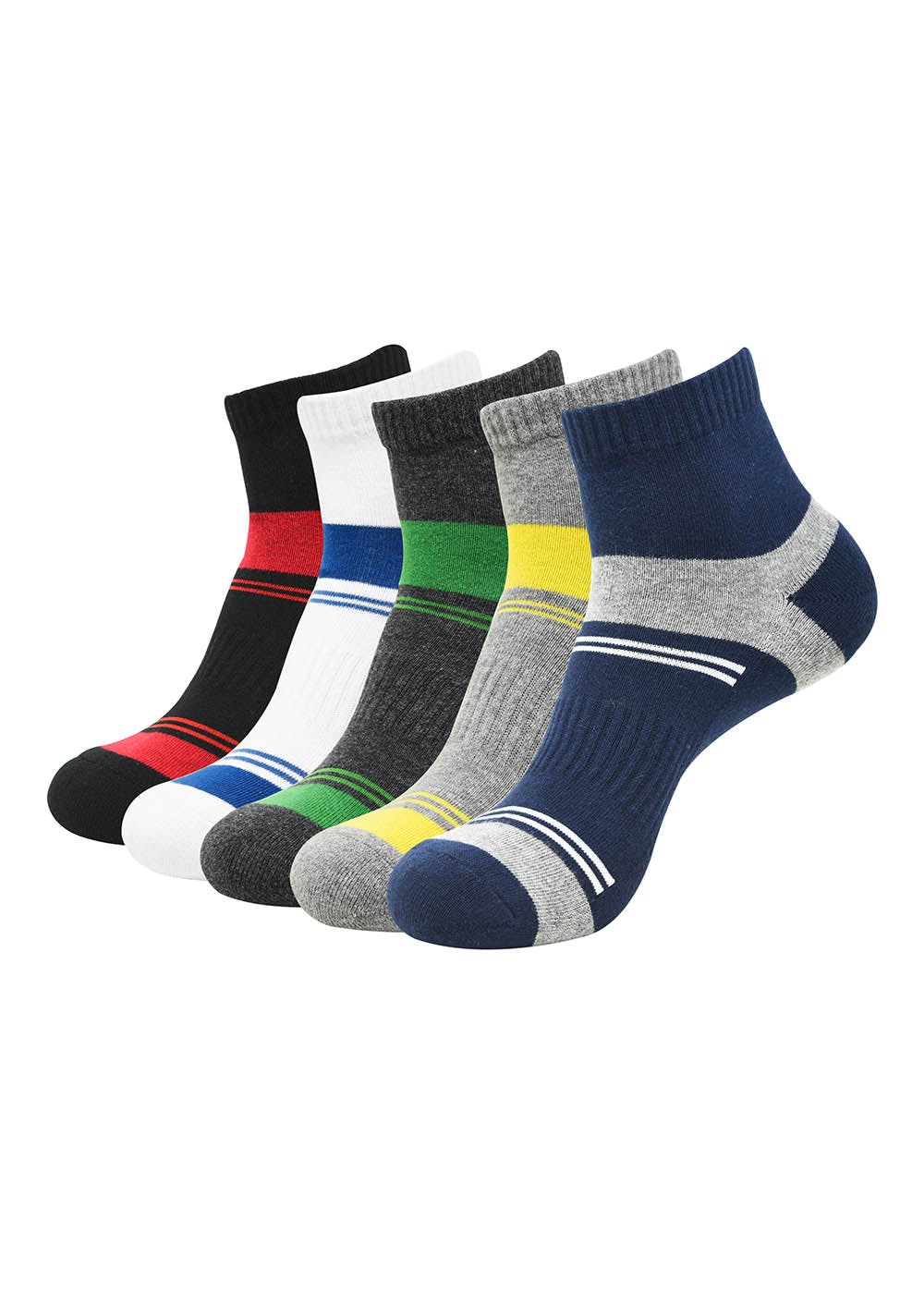 Get Set of 5 Cushioned High Ankle Socks at ₹ 525 | LBB Shop