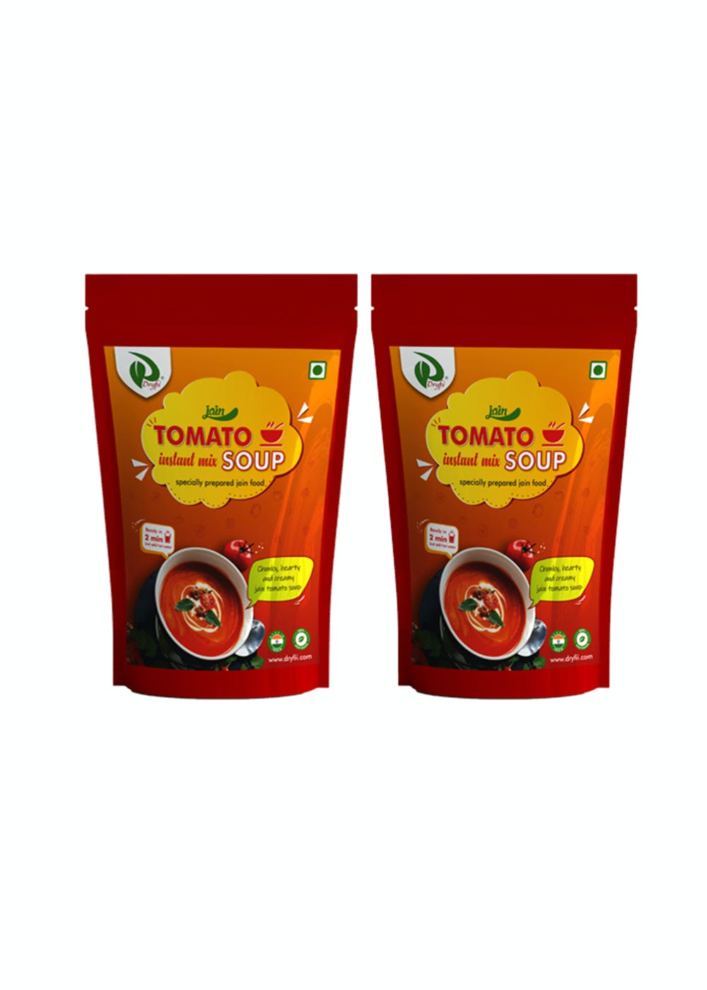 Get Jain Tomato Soup Instant Premix Pack of 2 200g at ₹ 290 LBB Shop