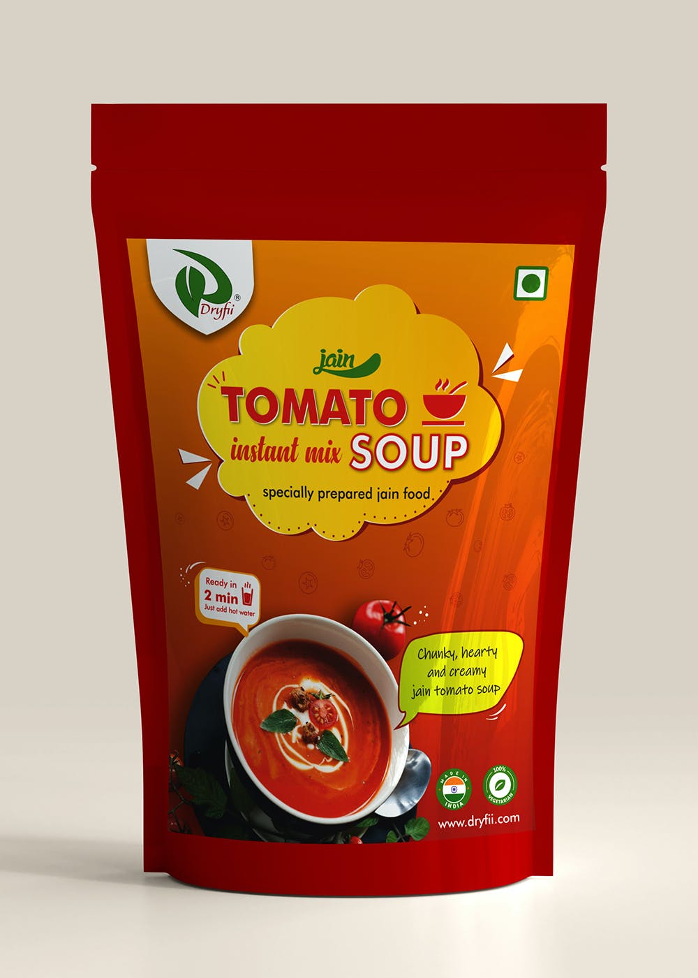 Get Jain Tomato Soup Instant Premix 100 Grams at ₹ 150 LBB Shop