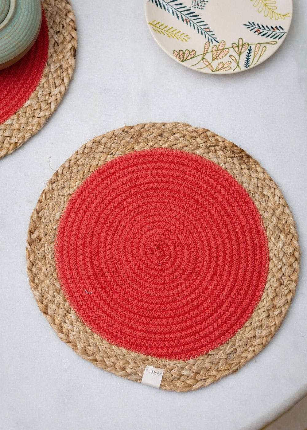 Get Reversible Designer Cotton Placemats Set of 2 at ₹ 699 LBB Shop
