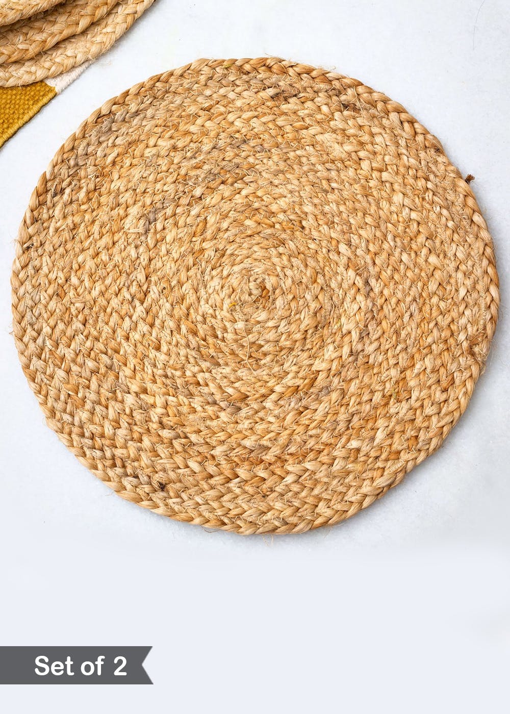 Set of 2 'Natural Jute' Table Placemat