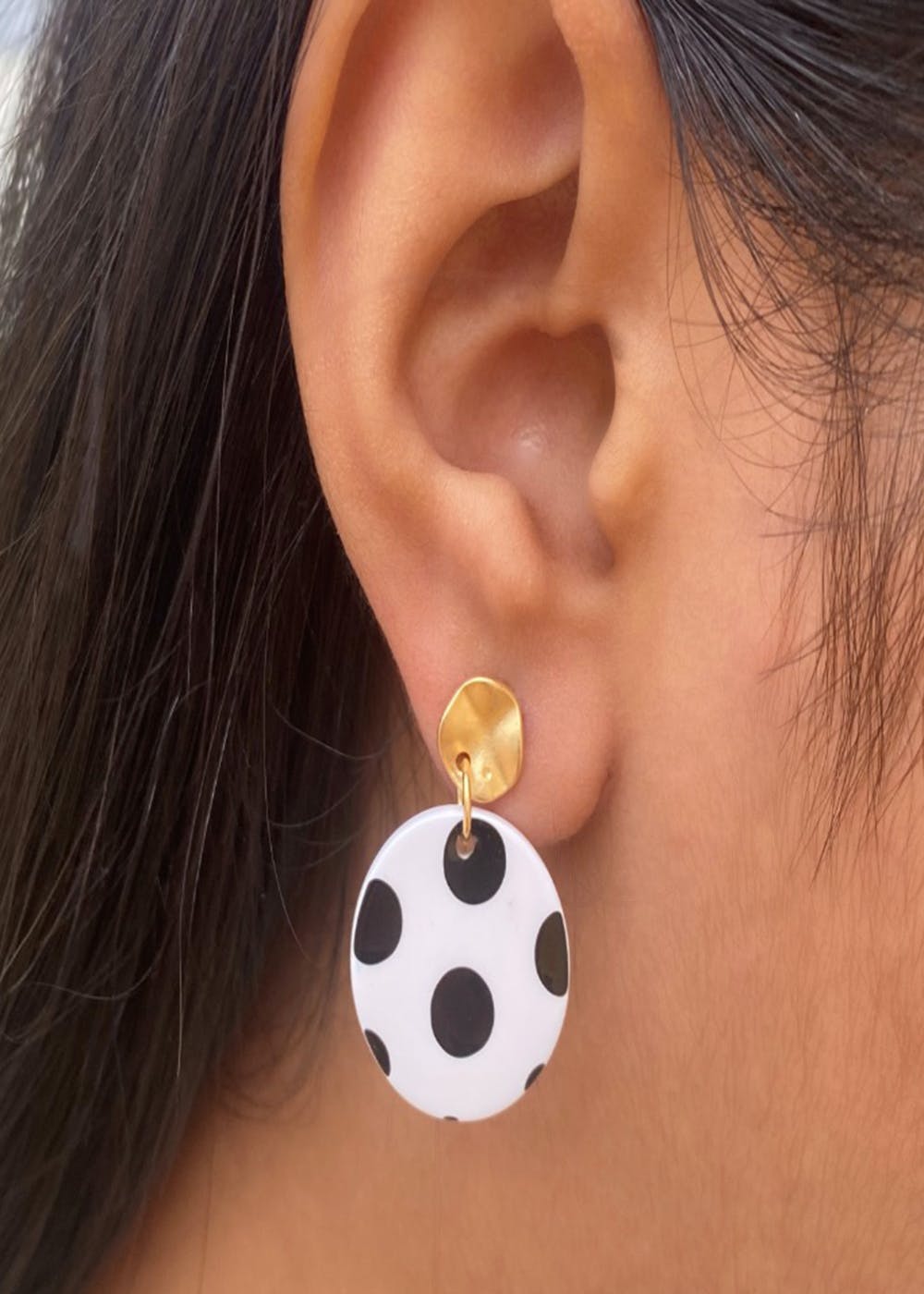 Contemporary Gold & Silver Earrings | Utility Gift
