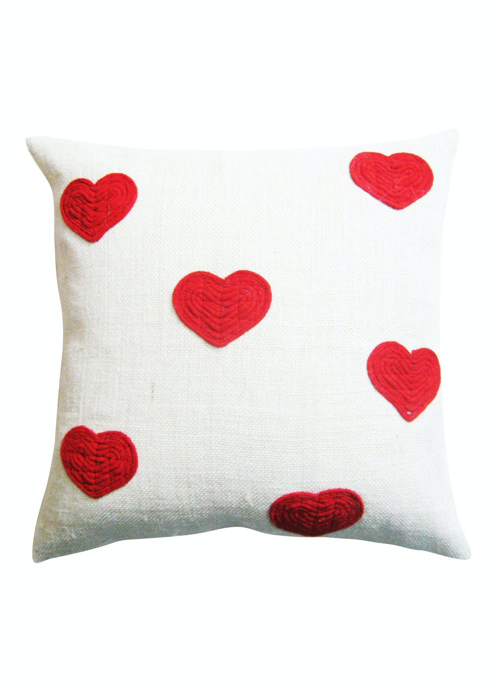 Heart hotsell pillow cover