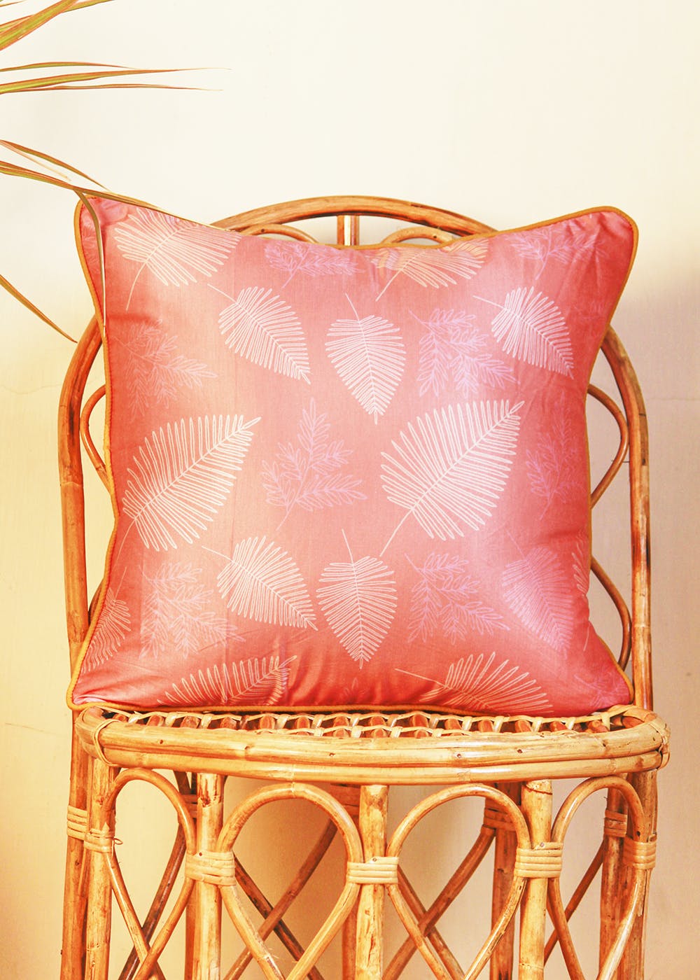 Get Handmade Pink Floral cushion Covers Set of 2 at 699 LBB