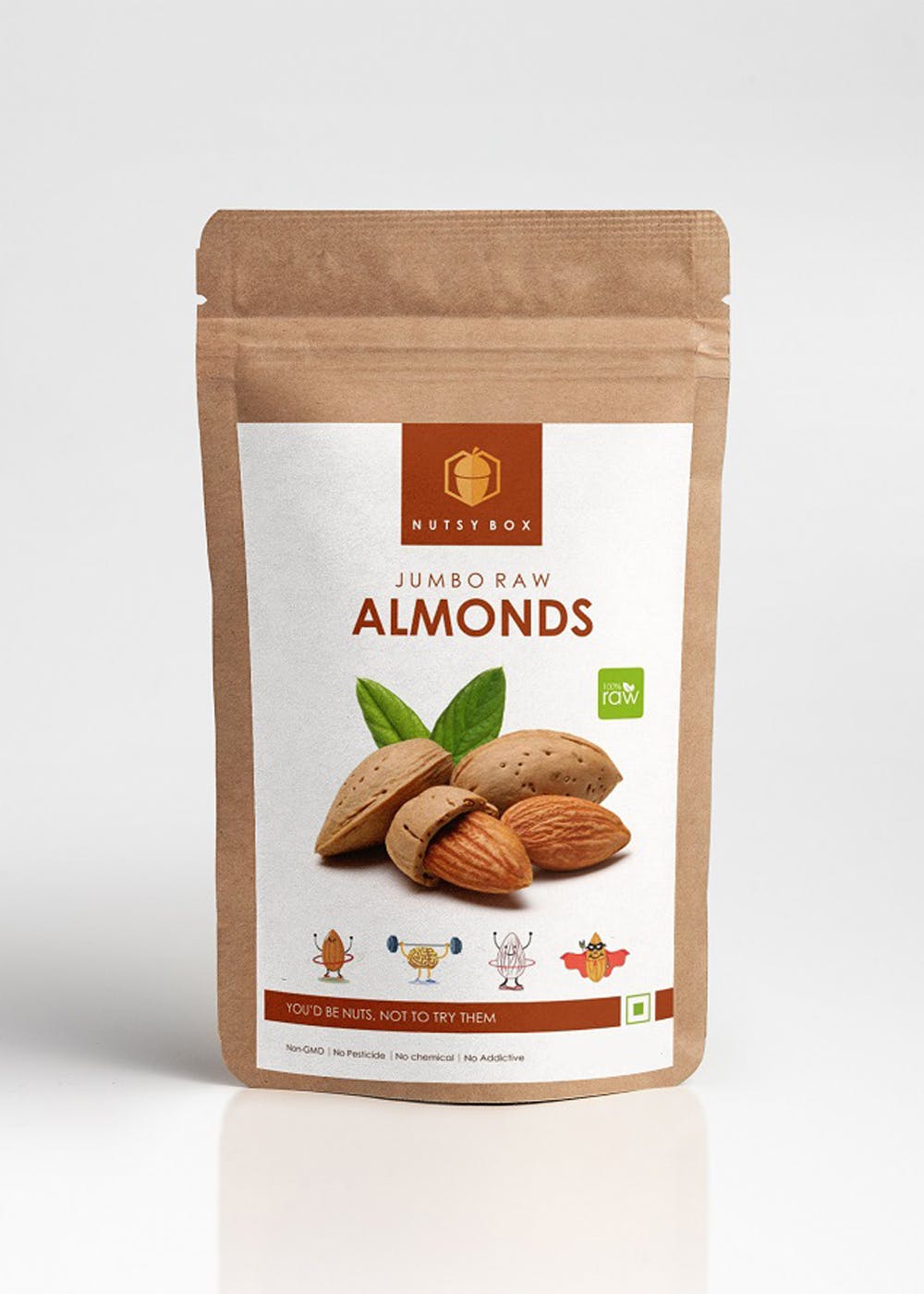 Get 100% Natural Jumbo Raw California Almonds at ₹ 455 | LBB Shop