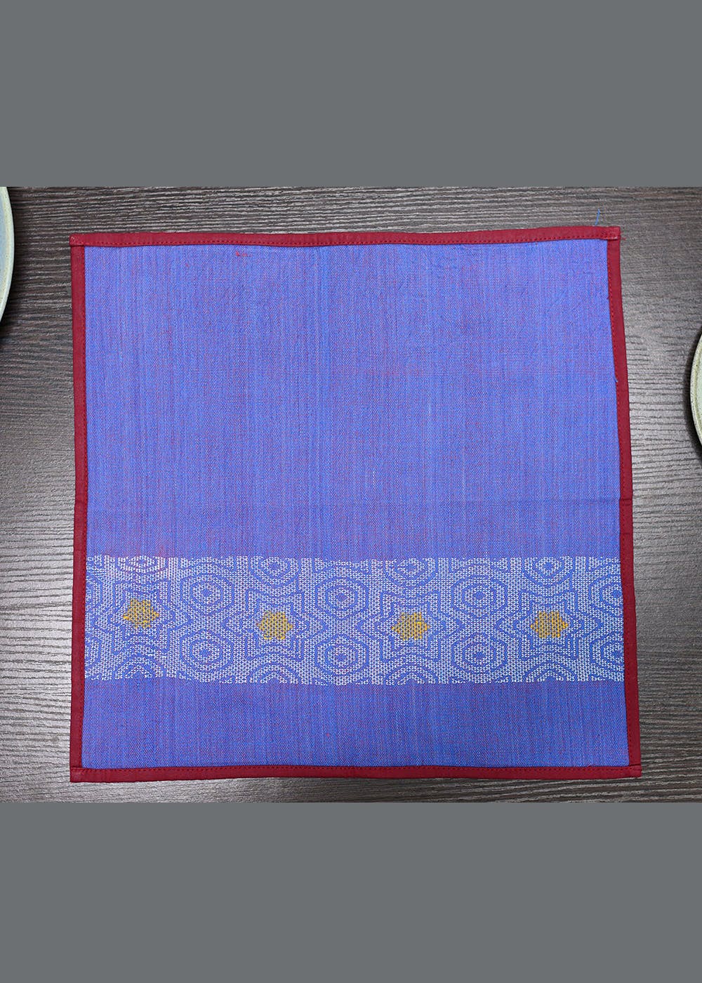 Get Blue Starry Handloom Cotton Placemat at ₹ 594 | LBB Shop