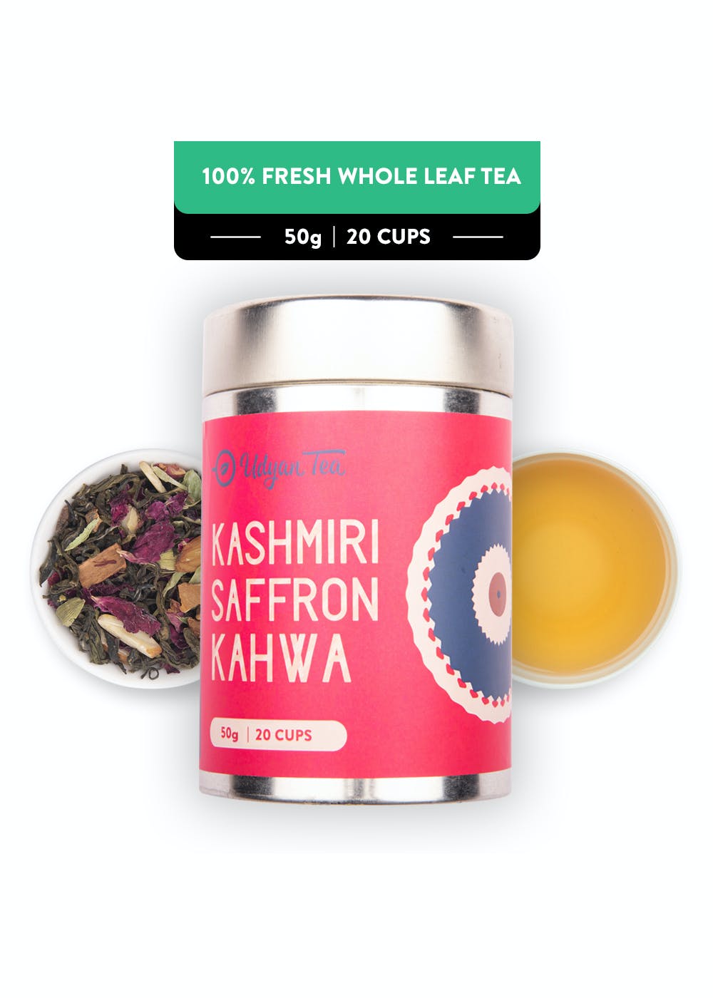 Get Kashmiri Saffron Kahwa Tea Tin at ₹ 449 LBB Shop