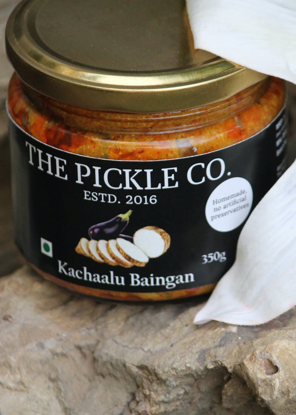 Get Kachaalu Baingan Pickle- 300gm at ₹ 280 | LBB Shop