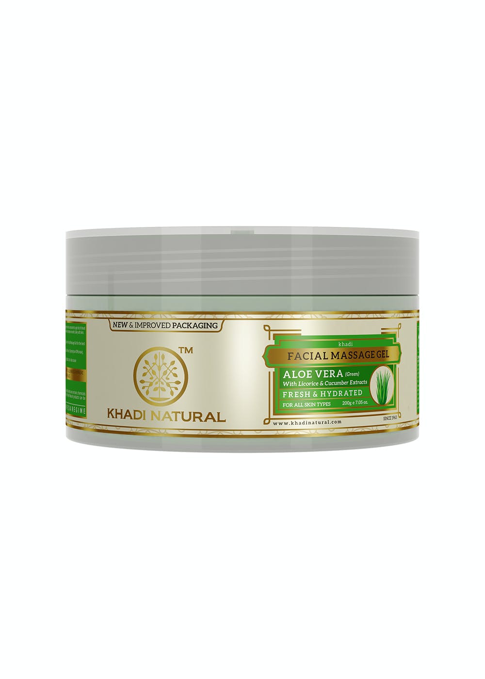 Get Aloe Vera (Green) Facial Massage Gel With Licorice & Cucumber