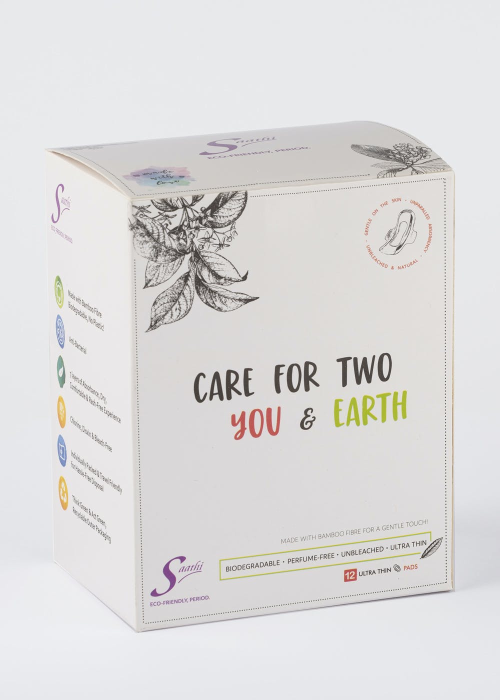 Get Bamboo Fiber Biodegradable Sanitary Pads Pack of 24 at ₹ 684 LBB Shop