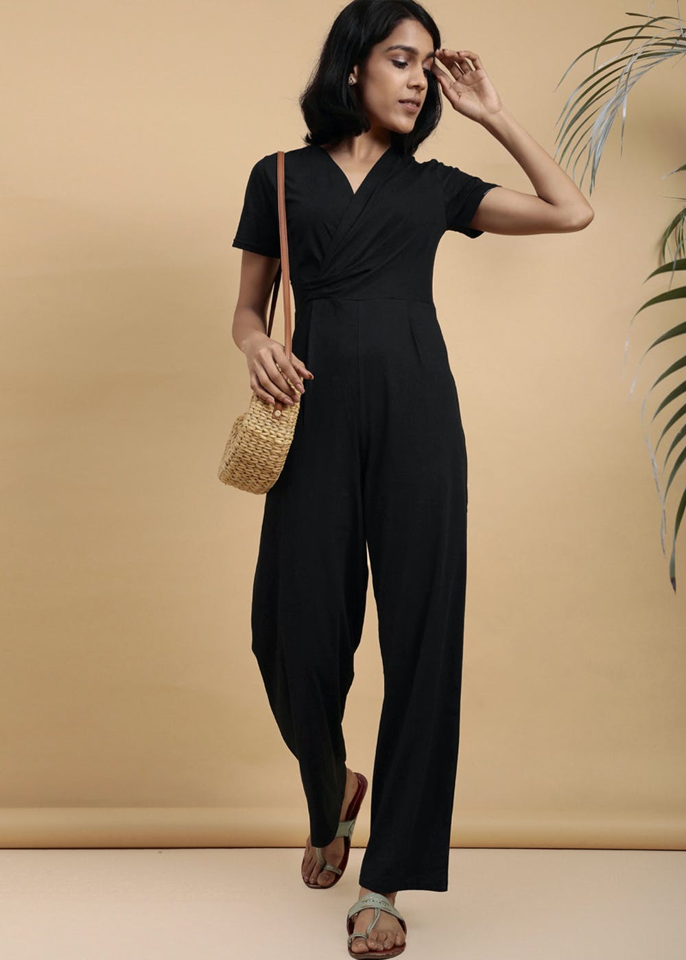 Buy Pleat-Front Jumpsuit Online at Best Prices in India - JioMart.