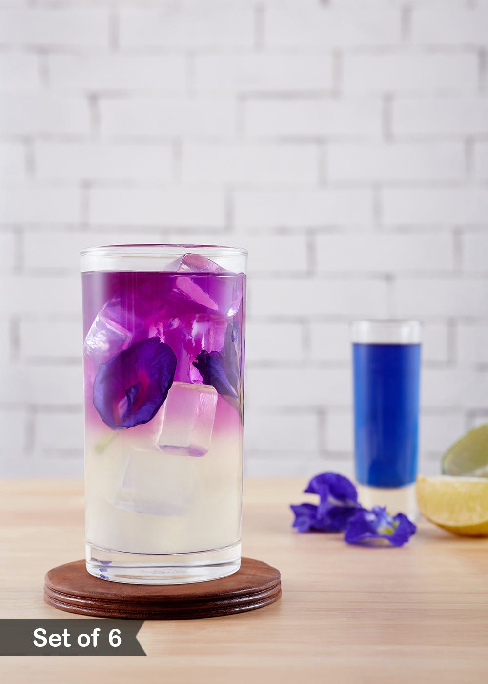 Get Plain Round Base Tall Glass Tumbler Set Of 6 at ₹ 518 LBB Shop