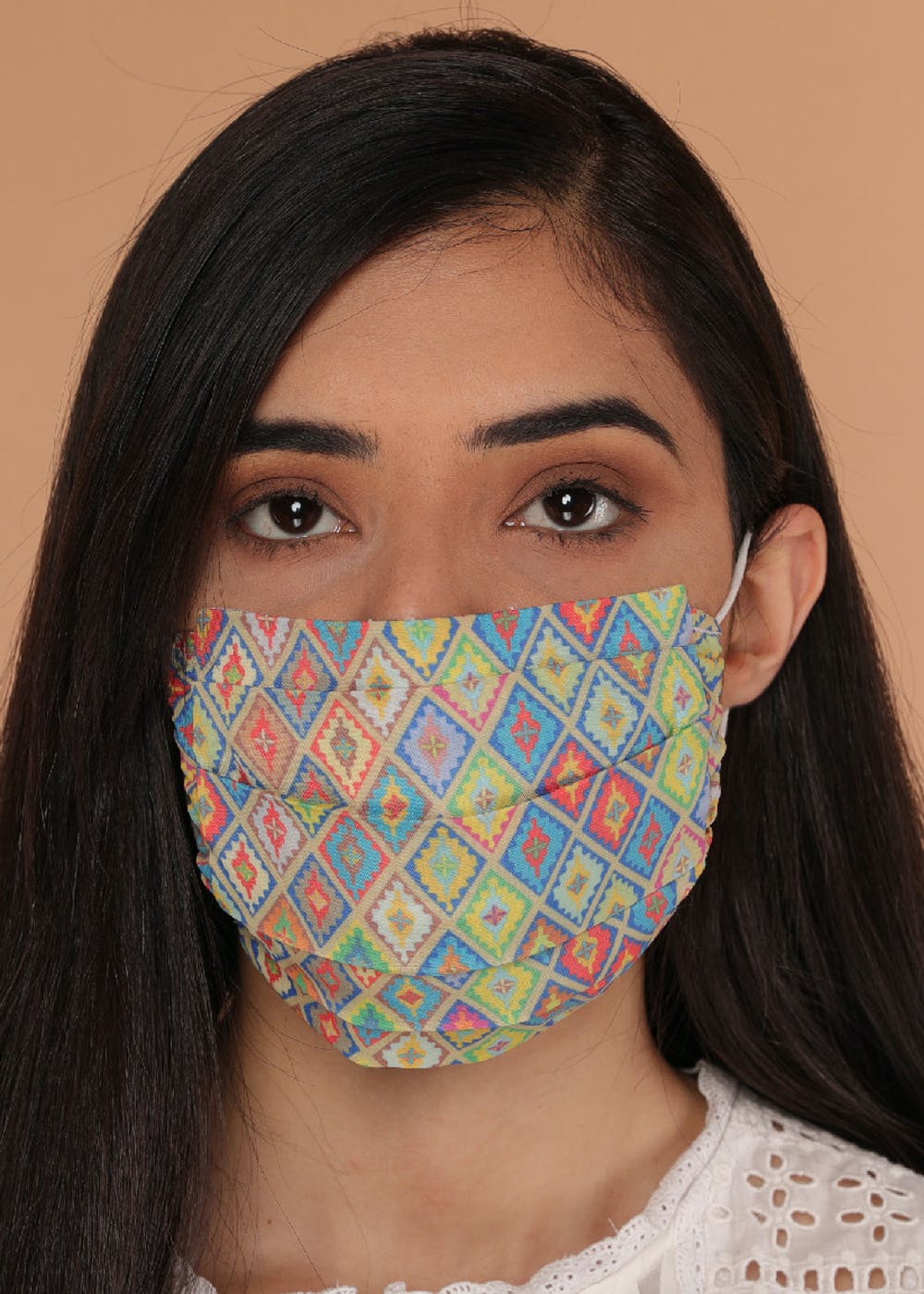 Get Contemporary Multicolour Printed Mask at ₹ 649 | LBB Shop