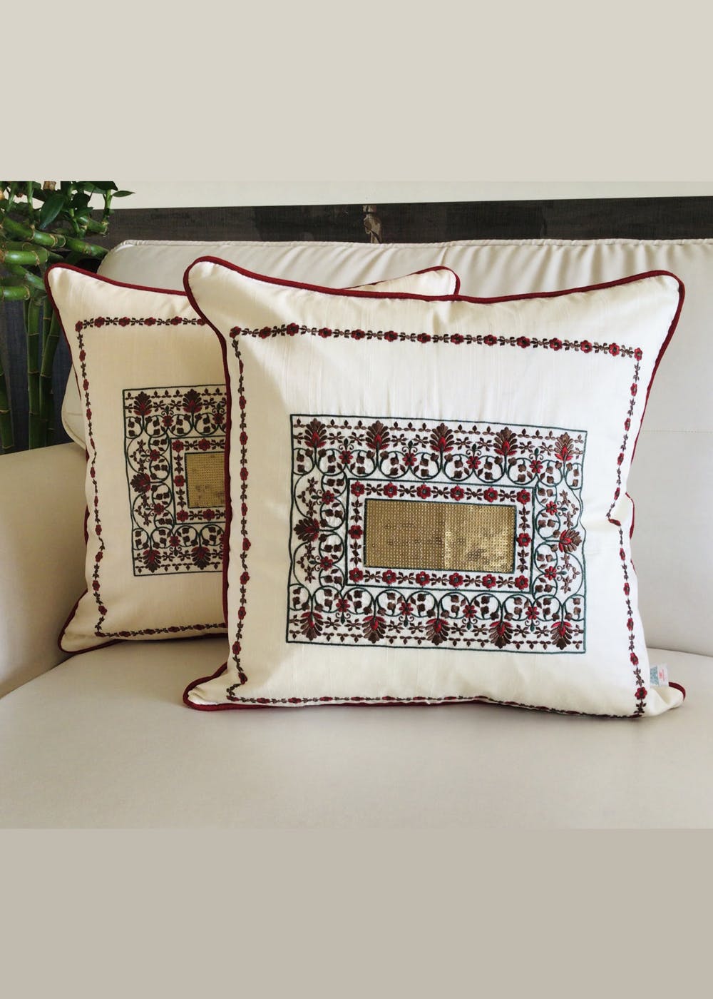 mirror cushion covers