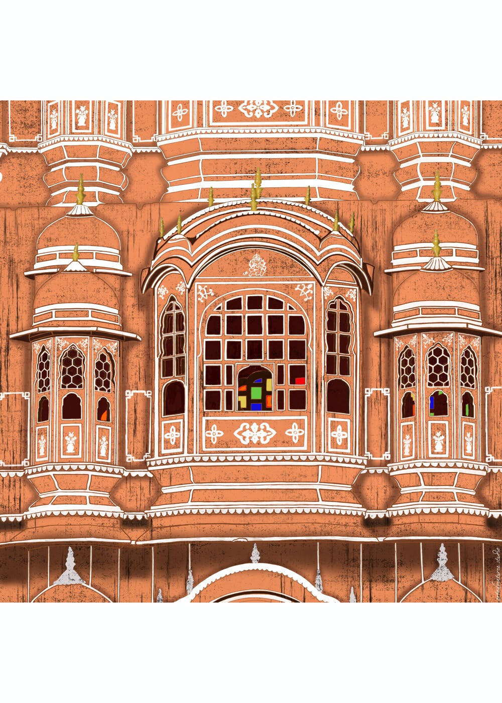Bolugum aditya  Pen sketch of Hawa Mahal jaipur my all time  favourite destination placethe pink city and its monuments      The structure was built in 1799 by Maharaja