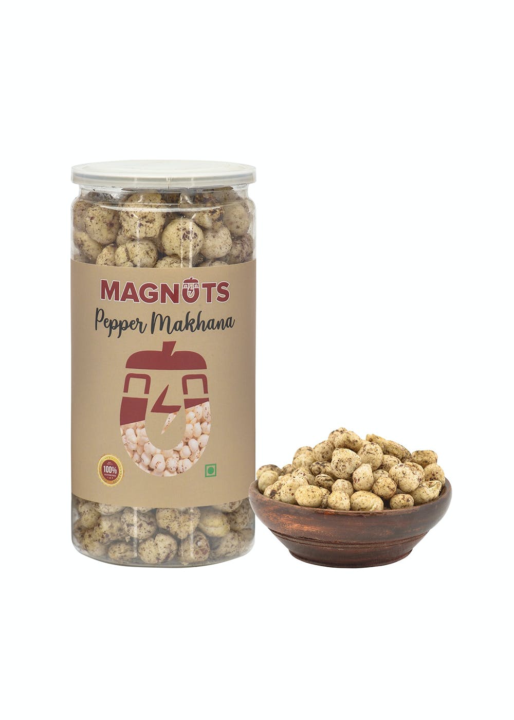 Get Pepper Makhana Fox Nut 100 Grams at ₹ 213 LBB Shop