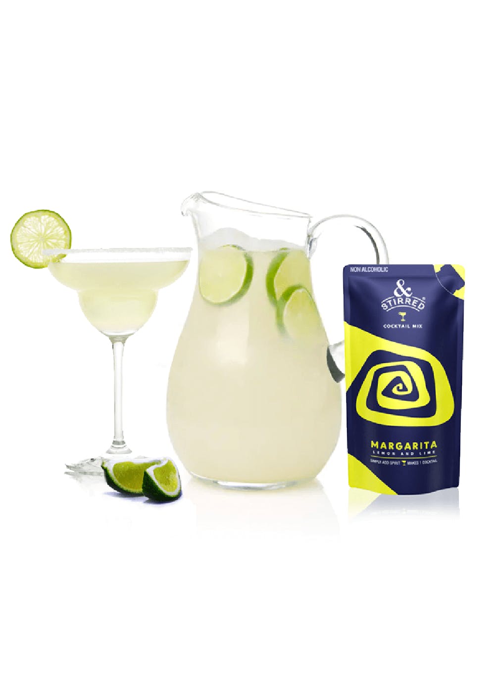 Margarita - Combo Pack of 8 (Pitcher Pack) + 1 Peg Measure + 4 Coasters