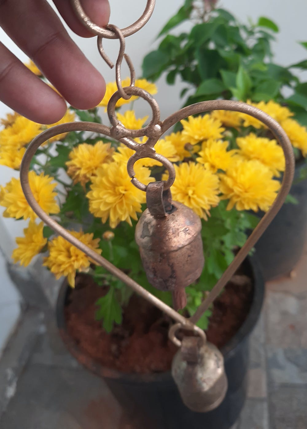 Get Metal Heart Bells Chime at ₹ 600 LBB Shop
