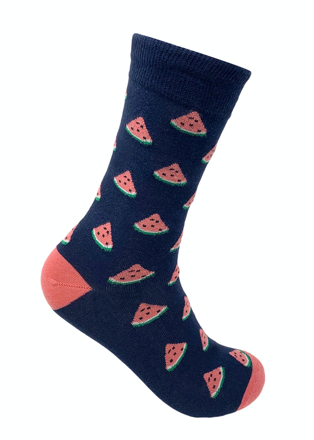 Get Watermelong Graphic Navy Crew Socks at ₹ 399 LBB Shop