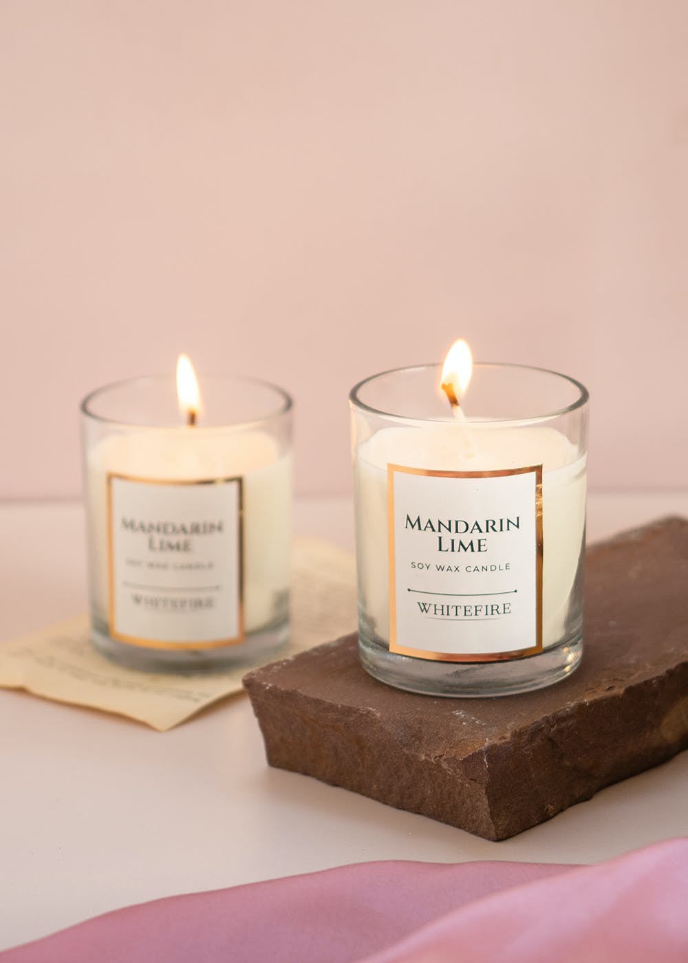 Get Mandarin Lime Soy Candle (Burn Time 45 Hours) at ₹ 650 LBB Shop