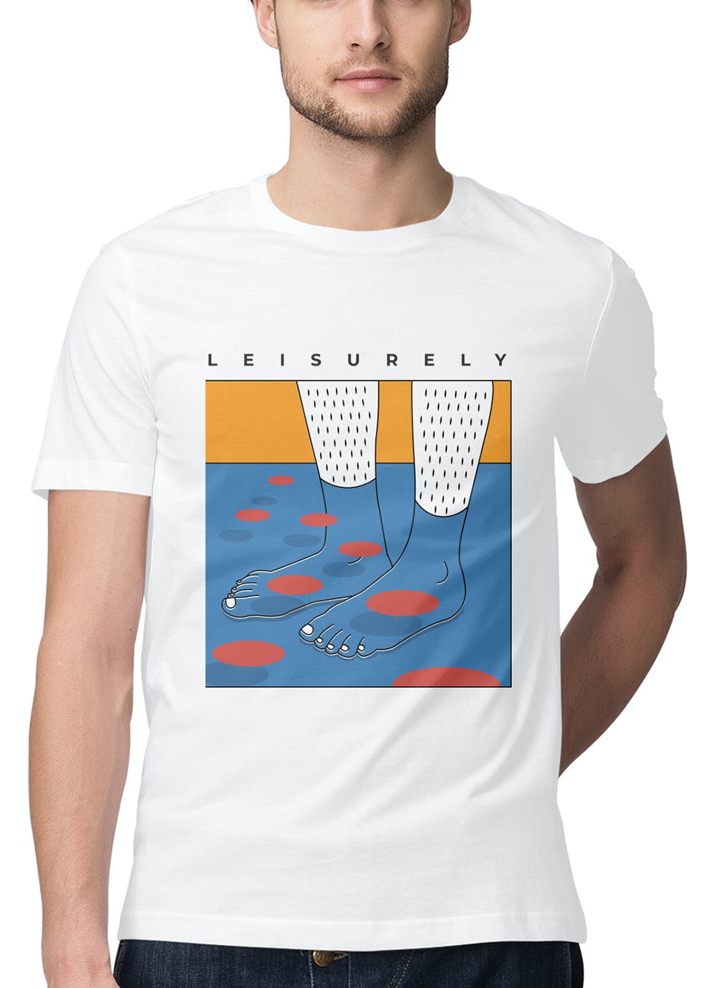 Get Classic Leisurely Graphic White T-Shirt at ₹ 899 | LBB Shop